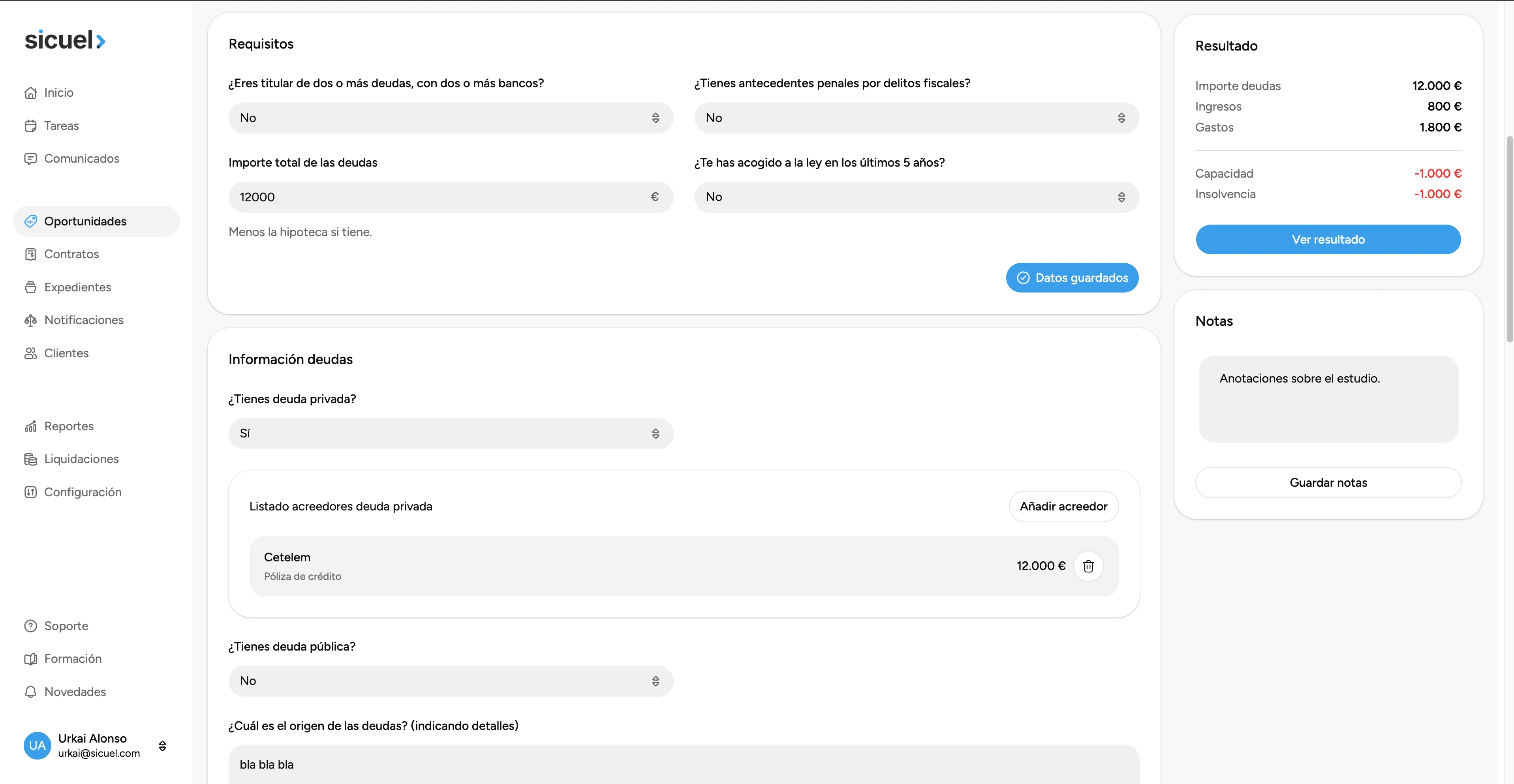 Completa el estudio de viabilidad